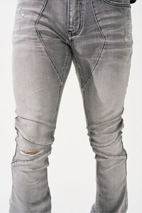 SERENEDE NOCTIS Stacked Jeans (GREY)