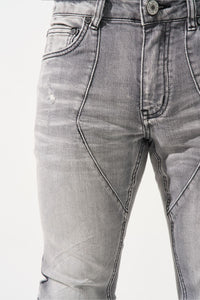 SERENEDE NOCTIS Stacked Jeans (GREY)