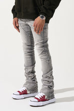 Load image into Gallery viewer, SERENEDE NOCTIS Stacked Jeans (GREY)