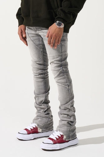 SERENEDE NOCTIS Stacked Jeans (GREY)