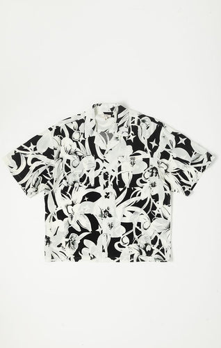 BLDG4 Razor SS Woven (Black/Cream)