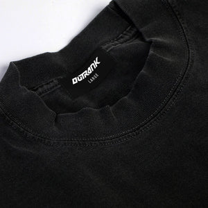 Outrnk Closed Mouths Ultra Heavyweight T-shirt (Black)