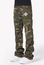 Load image into Gallery viewer, GUAPI Camo Pockets Flared Denim (Camo)