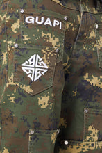 Load image into Gallery viewer, GUAPI Camo Pockets Flared Denim (Camo)