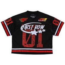 Load image into Gallery viewer, First Row BRIGHT FUTURE PATCH FOOTBALL JERSEY (Black)
