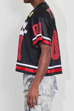 Load image into Gallery viewer, First Row BRIGHT FUTURE PATCH FOOTBALL JERSEY (Black)