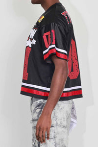 First Row BRIGHT FUTURE PATCH FOOTBALL JERSEY (Black)
