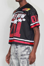Load image into Gallery viewer, First Row BRIGHT FUTURE PATCH FOOTBALL JERSEY (Black)