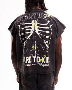 Wrathboy Wrath and revenge sleeveless shirt (BLACK)
