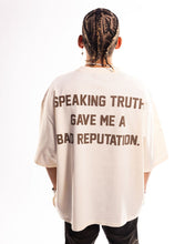 Load image into Gallery viewer, Wrathboy Speaking truth tshirt (CREAM)