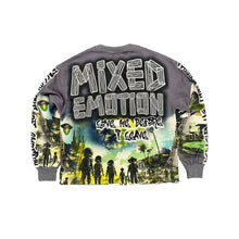 Load image into Gallery viewer, MIXED EMOTIONS Grey “UFO” long sleeve (Grey)