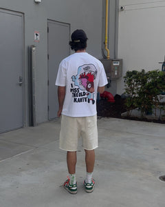 Red Letters I Miss The Old Ye Tee - White