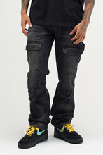 Load image into Gallery viewer, SERENEDE 'MIST'' Baggy Jeans (Black)