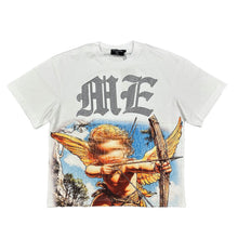 Load image into Gallery viewer, MIXED EMOTIONS White Angel Rhinestone Tee