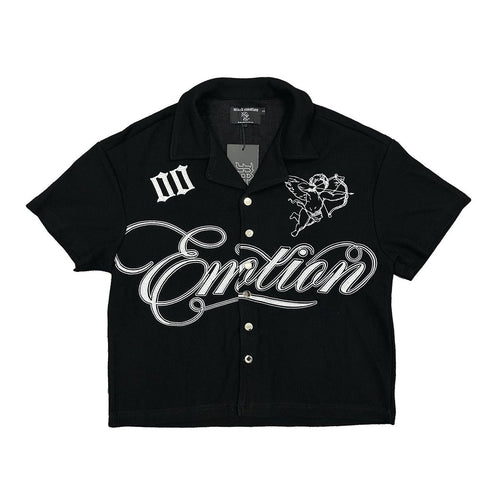 Mixed Emotions Black Signature Button Up (Black)
