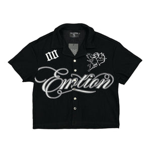 Mixed Emotions Black Signature Button Up (Black)