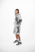 Load image into Gallery viewer, MIXED EMOTIONS Grey Faded Hoodie