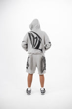 Load image into Gallery viewer, MIXED EMOTIONS Grey Faded Hoodie