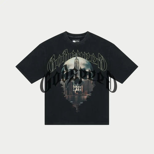 Godspeed Skyline Shirt (Black Wash)