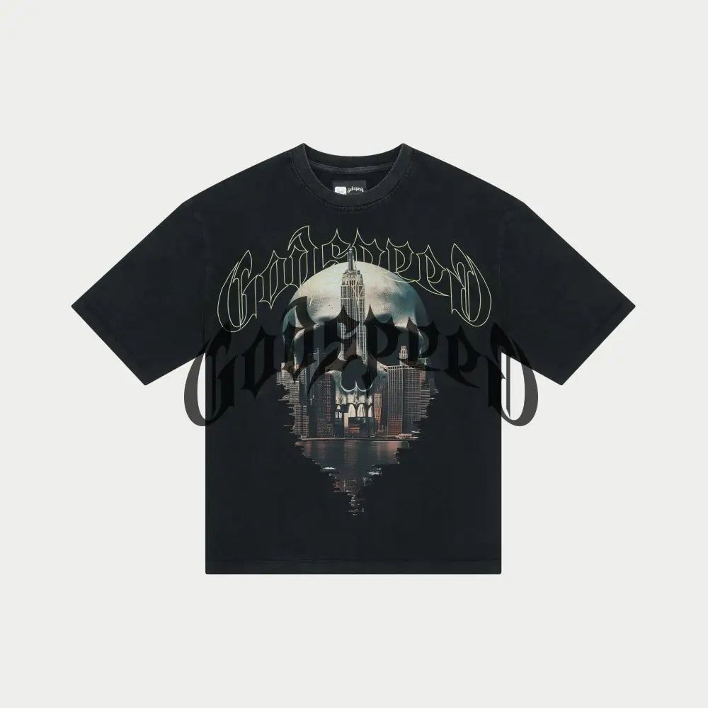 Godspeed Skyline Shirt (Black Wash)