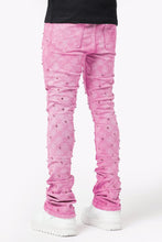 Load image into Gallery viewer, GUAPI Vintage Pink Embellished Denim (Vintage Pink)
