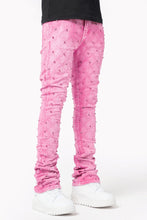 Load image into Gallery viewer, GUAPI Vintage Pink Embellished Denim (Vintage Pink)