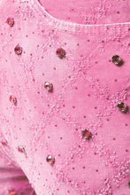 Load image into Gallery viewer, GUAPI Vintage Pink Embellished Denim (Vintage Pink)