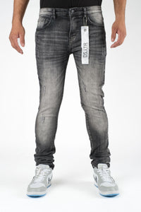 DZTR SUPER STRETCH DENIM - SLIM FIT - SMOOTH BLACK