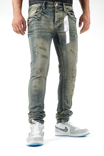 DZTR SUPER STRETCH DENIM - SLIM FIT - PURPOSE BLUE