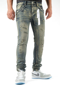 DZTR SUPER STRETCH DENIM - SLIM FIT - PURPOSE BLUE