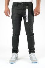 Load image into Gallery viewer, DZTR BLACK WAX STRETCH PANTS
