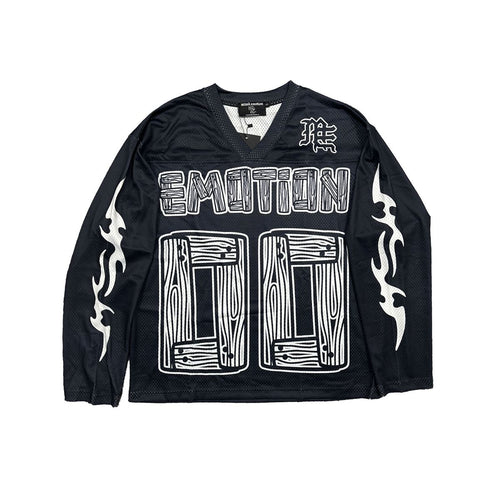 Mixed Emotions OVERSIZE Black Lightning Long Sleeve (Black)
