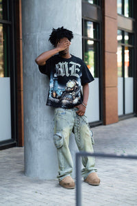 MIXED EMOTIONS Astronaut Rhinestone Tee
