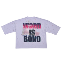 Load image into Gallery viewer, Stray wide &amp; crop fit w/ 3/4 sleeve tshirt (LILAC)