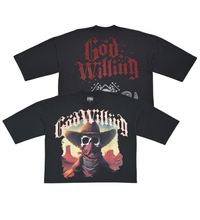 Load image into Gallery viewer, Stray wide &amp; crop fit w/ 3/4 sleeve tshirt (BLACK)