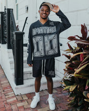 Load image into Gallery viewer, Mixed Emotions OVERSIZE Black Lightning Long Sleeve (Black)
