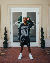 Load image into Gallery viewer, Mixed Emotions Black Lightning Shorts (Black)