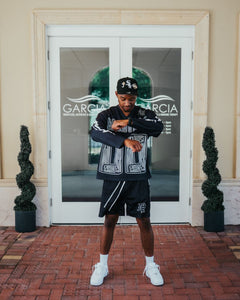 Mixed Emotions OVERSIZE Black Lightning Long Sleeve (Black)