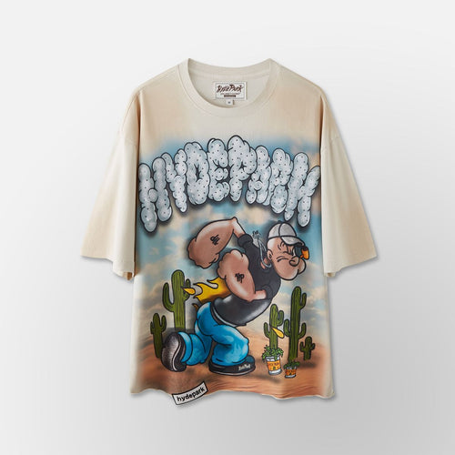 Hyde Park Puffing Spinach Tee (Cream)