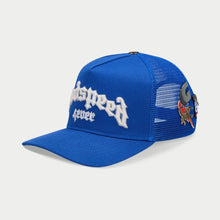 Load image into Gallery viewer, GODSPEED GS FOREVER TRUCKER HAT (Azul)