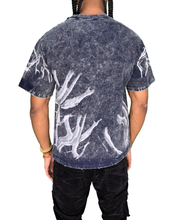 Load image into Gallery viewer, Chasin Worldwide Skull T-Shirt (MINERAL WASH NAVY)