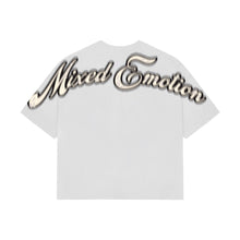 Load image into Gallery viewer, MIXED EMOTIONS White Pearl Cropped Tee