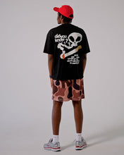 Load image into Gallery viewer, Red Letters Camo Mesh Shorts - Mud