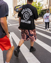 Load image into Gallery viewer, Red Letters Camo Mesh Shorts - Mud