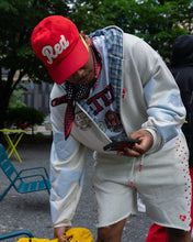 Load image into Gallery viewer, Red Letters RL Uni Scattered Zip Up - Heather