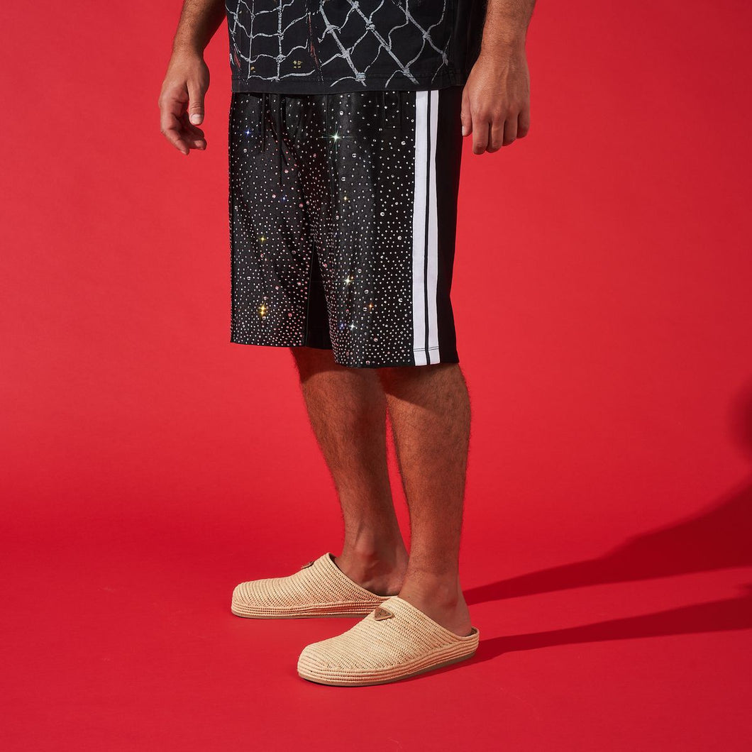 DUAA EMPATHY BLACK STONE TRACK SHORT