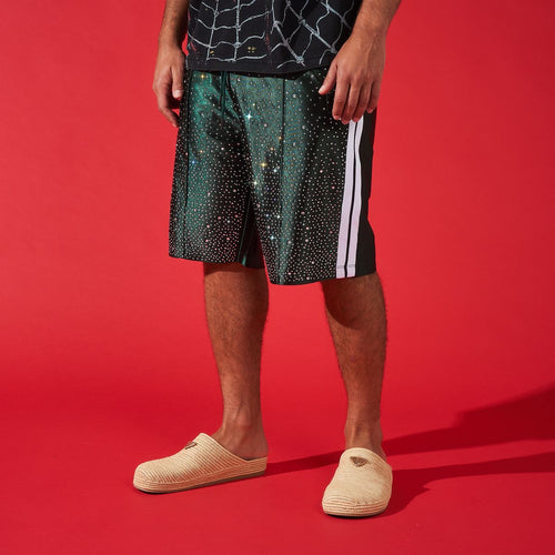 DUAA FOCUS GREEN STONE TRACK SHORT