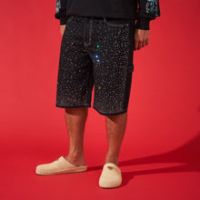Load image into Gallery viewer, DUAA VICTORIOUS BLACK DENIM SHORT