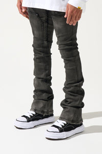 SERENEDE RAIN Stacked Jeans (GREY)