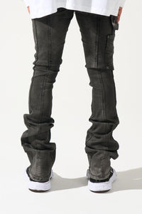 SERENEDE RAIN Stacked Jeans (GREY)